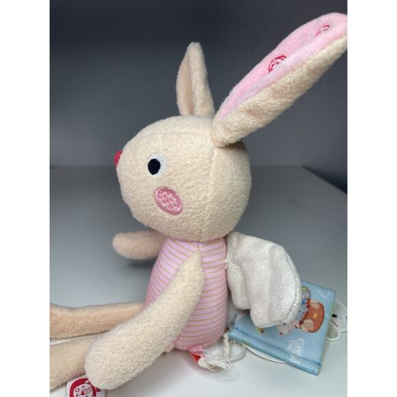 Bababoo and Friends Pippa Bunny Best Friend Plush 9” Stuffed Animal Rabbit NWT - Picture 3 of 12